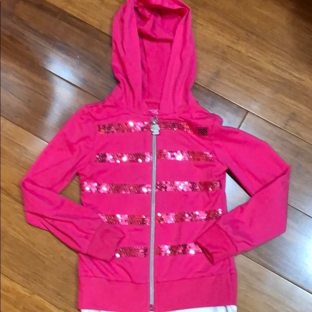 EUC Hello kitty sweatshirt & built in shirt size 5